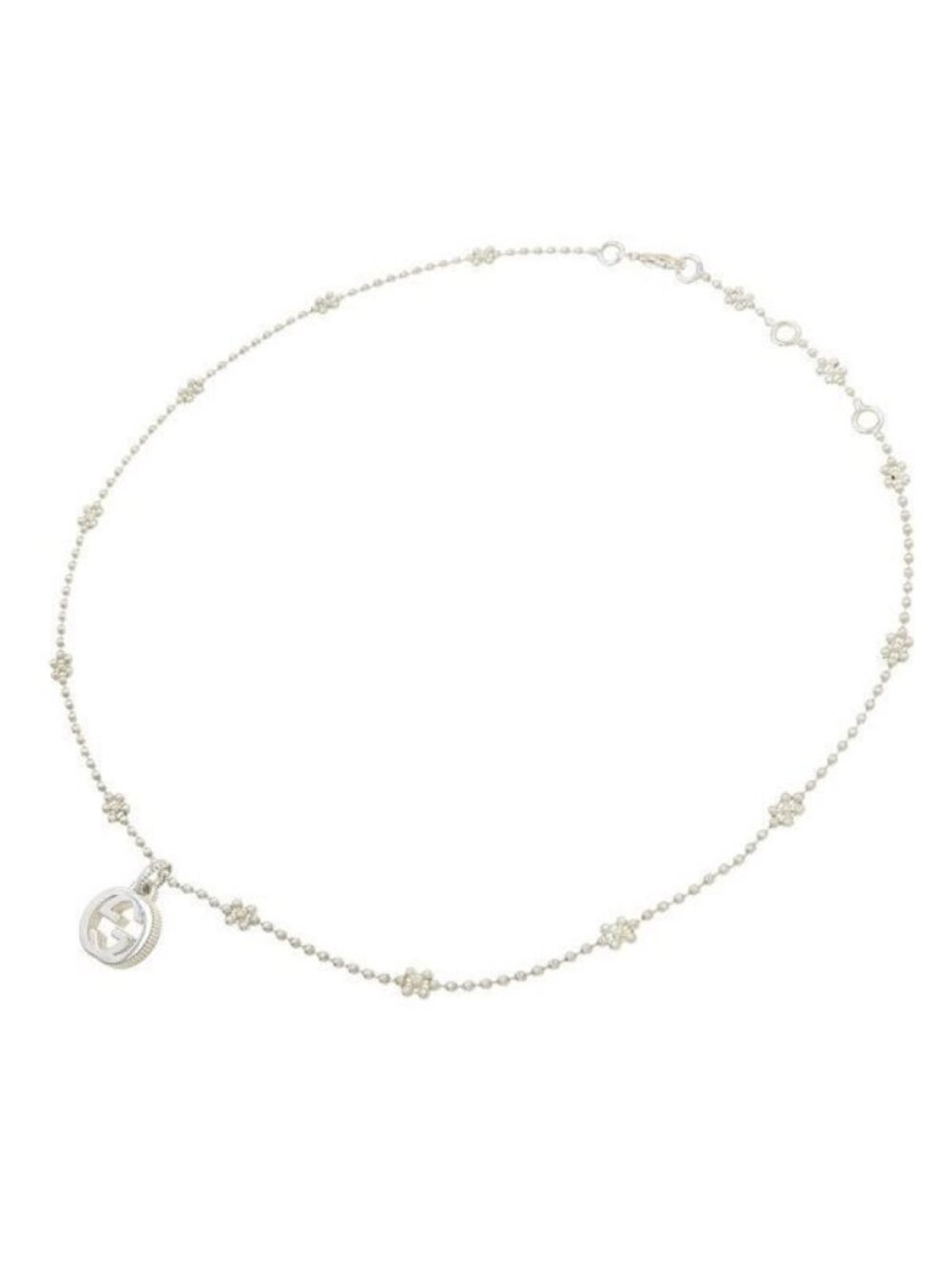 Gucci Interlocking G Necklace Silver